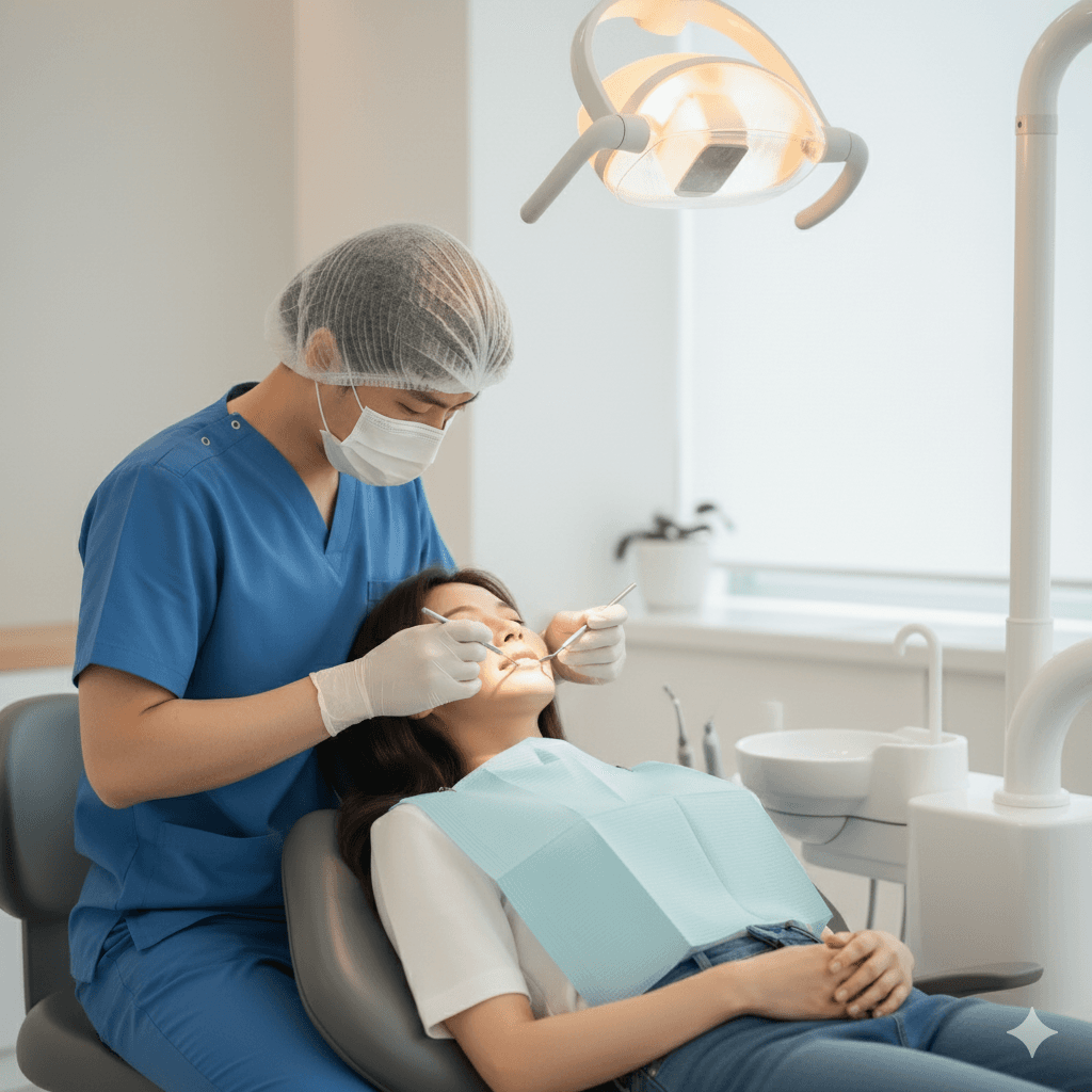 넘어져서 부러진 앞니, 심미 레진으로 감쪽같이 복원한 치료 사례 - 이미지 2